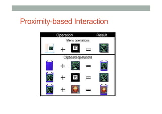 Proximity-based Interaction
 