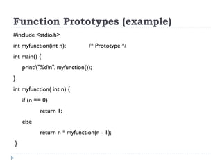 Lecture 11 - Functions | PPT