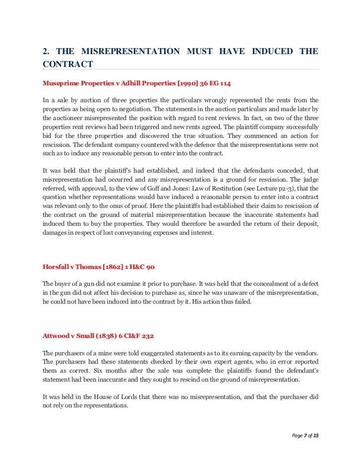 Fraudulent misrepresentation law image