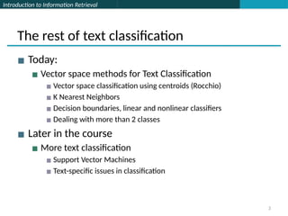 Advanced Techniques in Text Classification and Vector Space Models for ...