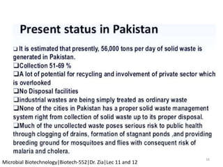 16
Microbial Biotechnology|Biotech-552|Dr. Zia|Lec 11 and 12
 