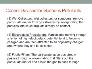 Particulate Pollution Control Lecture 11_CE 433.pdf air pollution control | PDF