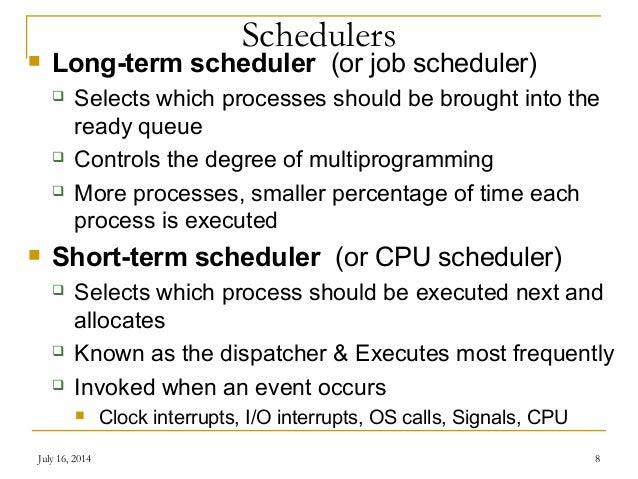 cpu scheduling OS