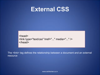 Lecture 11 css_inculsion | PPT
