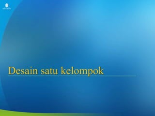 Desain eksperimen 1 2 kelompok