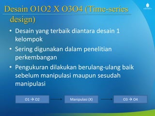 Desain eksperimen 1 2 kelompok