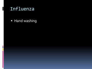 InfluenzaHand washing