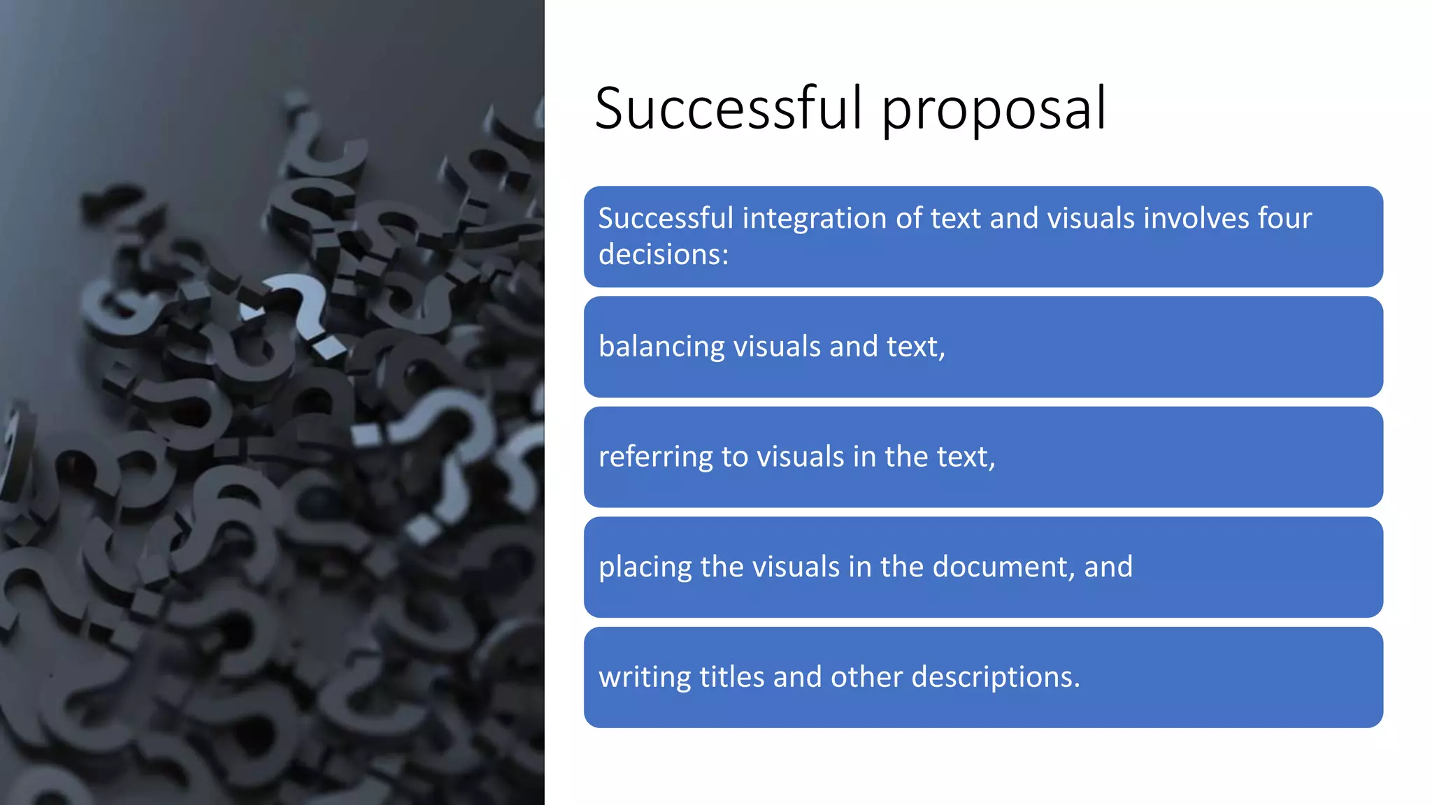 proposal of a report