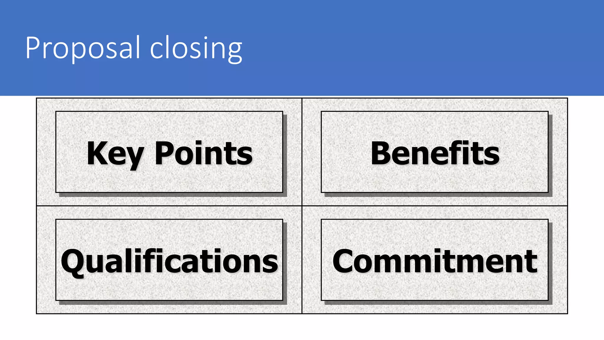 proposal of a report