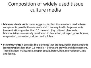 Comprehensive Overview of Plant Tissue Culture Techniques and ...