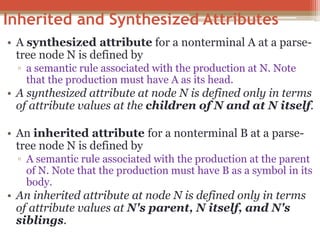 Lecture 11 semantic analysis 2 | PPTX