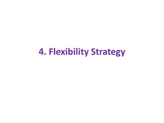4. Flexibility Strategy
 