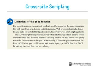 Cross-site Scripting
 