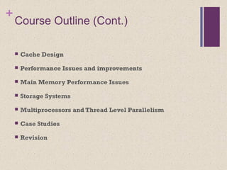 Fundamentals of Computer Design including performance measurements ...