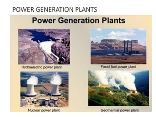 POWER GENERATION PLANTS
 