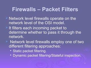 Lecture in network security and mobile computing | PPT