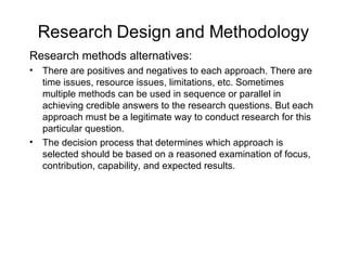Research Methods Alternative lecture 12 Research Methodology .ppt