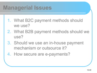 Lecture 12.pptx - Electronic payment systems | PPTX