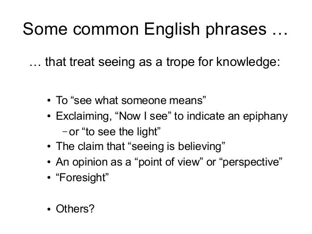 Blindness essay