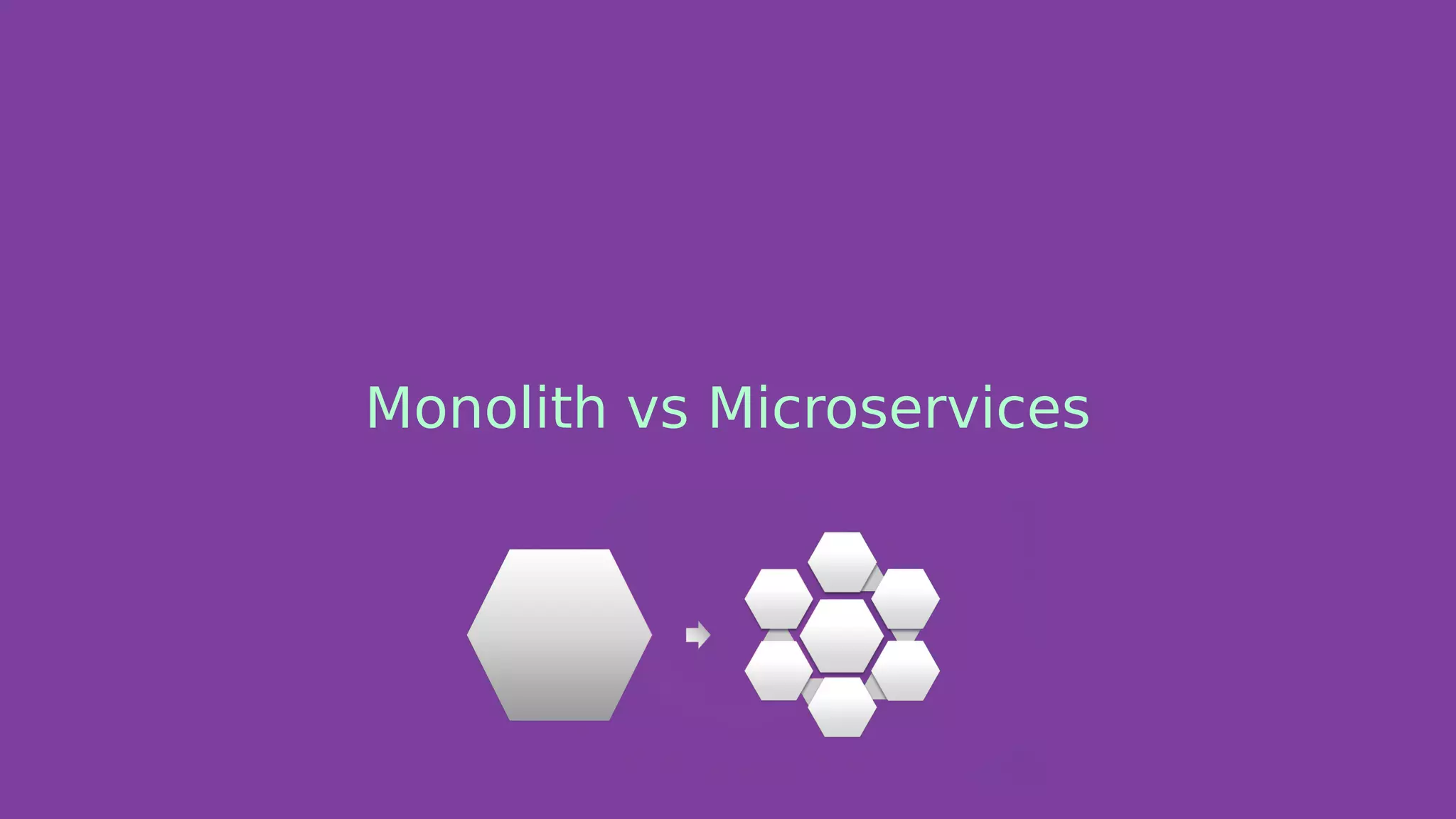 Monolith vs Microservices
2019.ha.camp
 