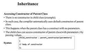 Comprehensive Guide to Inheritance in Object Oriented Programming | PDF
