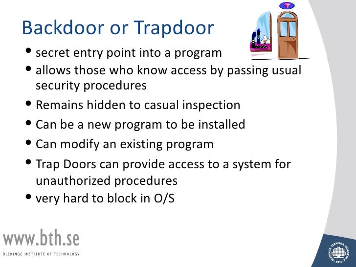 Lecture 12 Malicious Software
