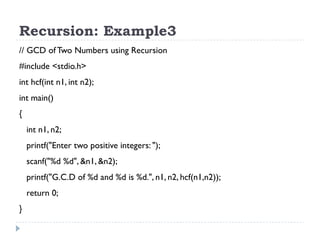 Lecture 12 - Recursion | PPT