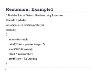 Lecture 12 - Recursion | PPT