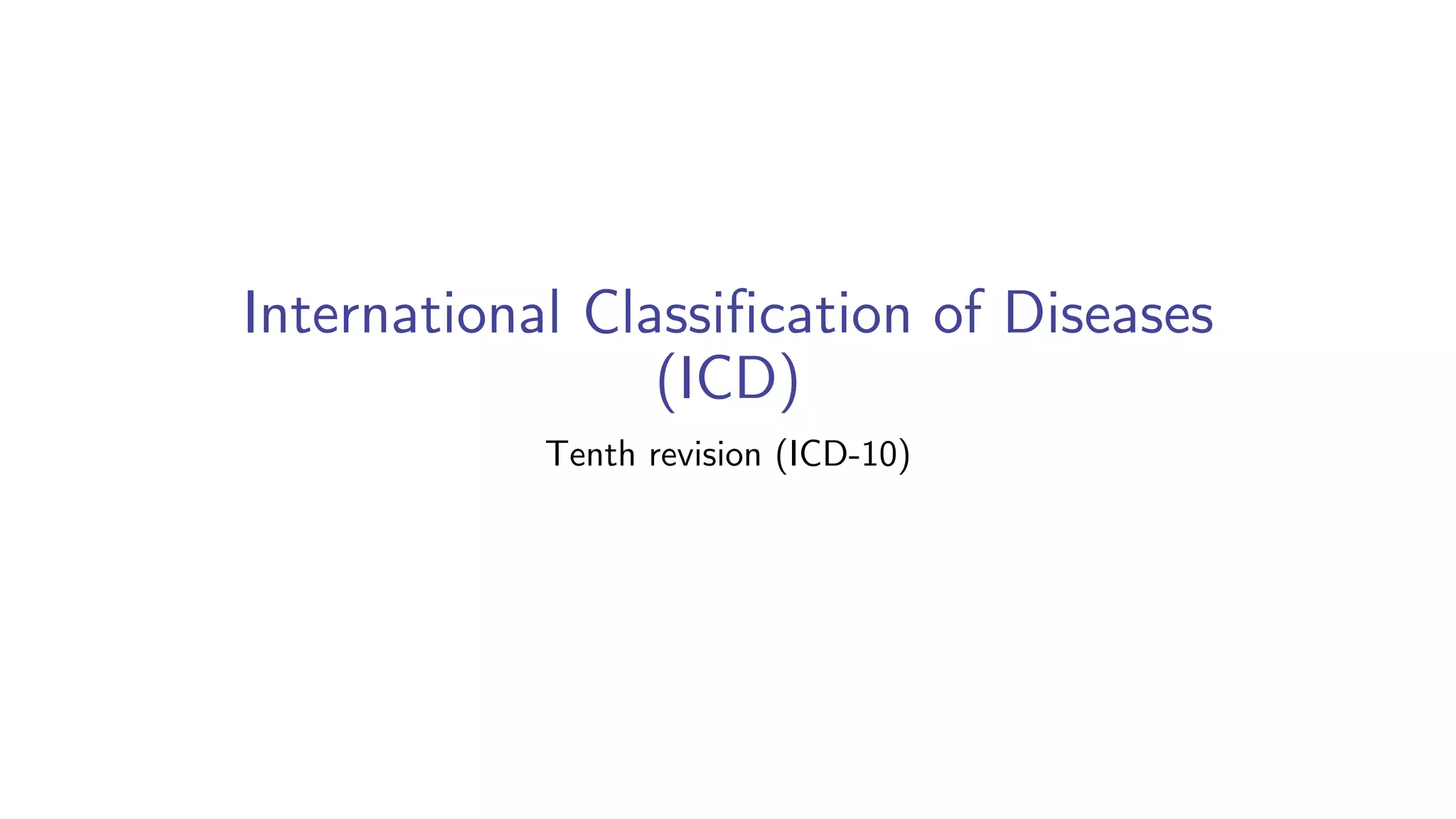 Principles of Health Informatics: Terminologies and classification ...