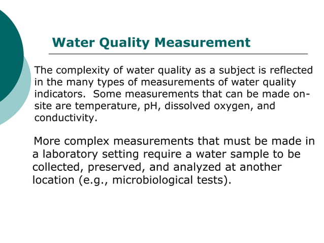 Lecture 12 Water Quality Ppt
