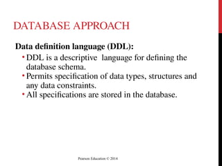 database design notes used to design the data and provide relations | PPT