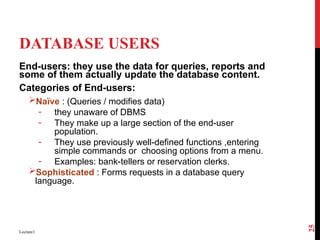 Database Desing Notes database design notes used to design the data and provide relations | PPT