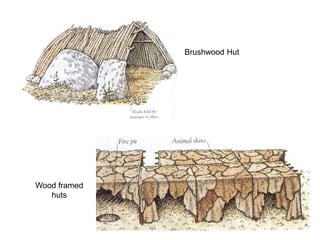 Brushwood Hut
Wood framed
huts
 