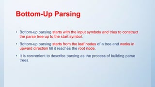 Lecture 12 Bottom-UP Parsing.pptx