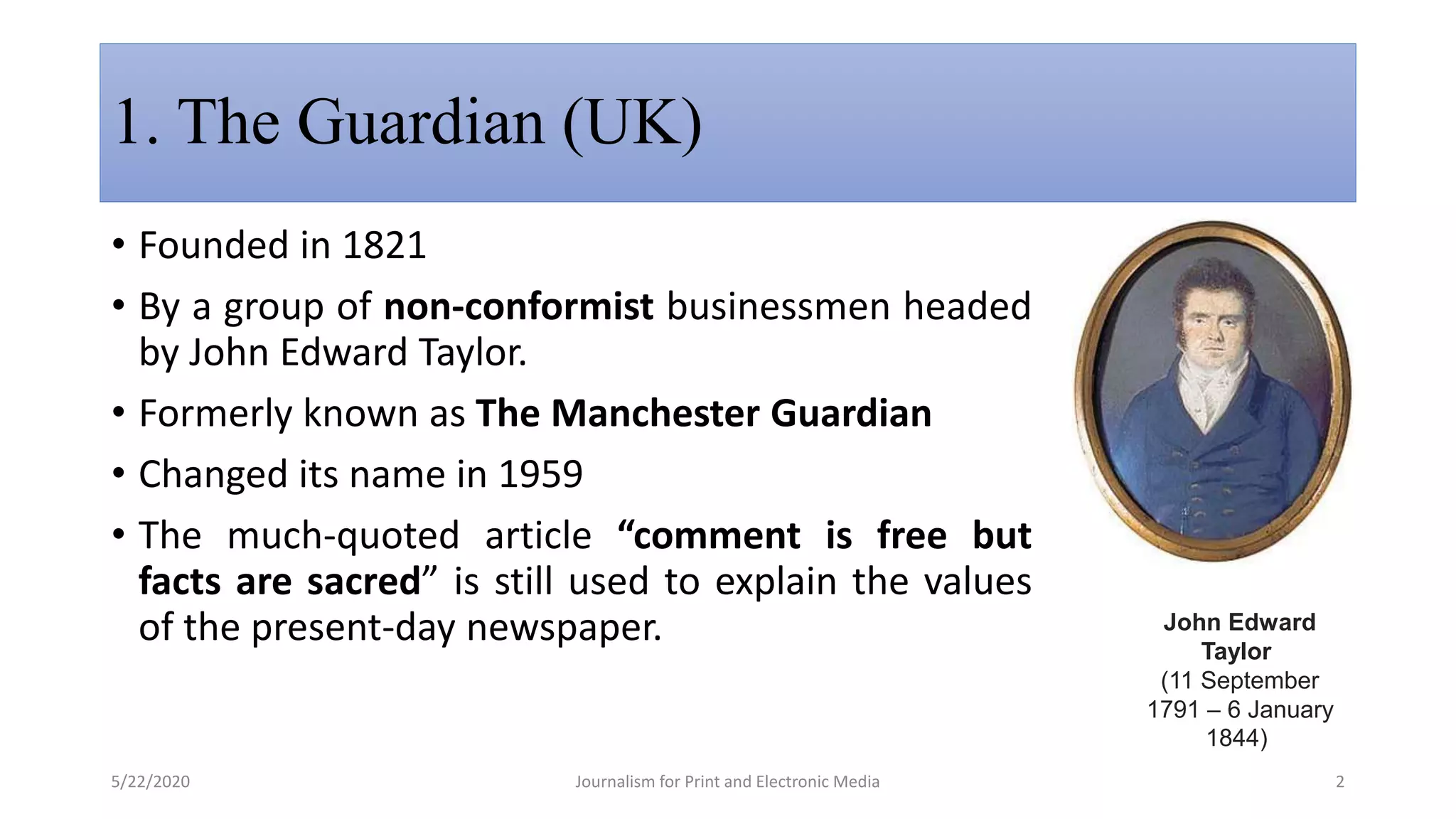 Lecture 12 exploring international print media 01 PPT Free Download