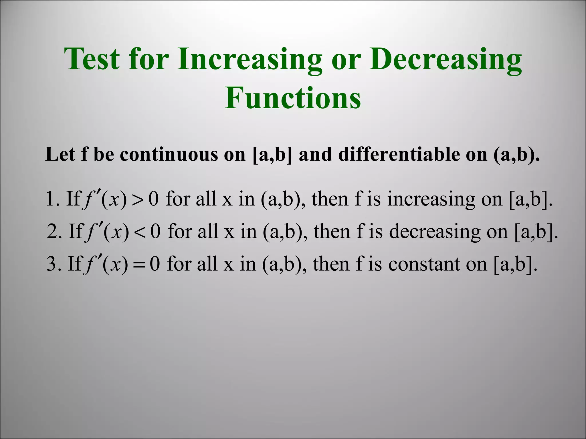 Lecture 12(point of inflection and concavity) PPT