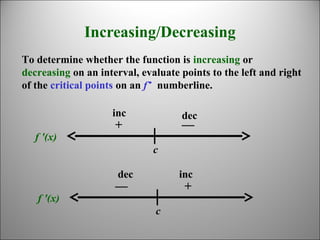 Inching Function Lecture 12(point of inflection and concavity) | PDF