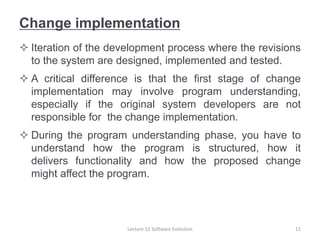 Lecture 12 Software Engineering Evolution | PDF