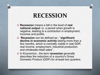 Lecture 12 trade cycle, inflection, deflation | PPTX