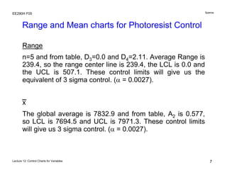 Variable charts | PDF