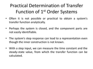 Lecture 13 14-time_domain_analysis_of_1st_order_systems | PPTX
