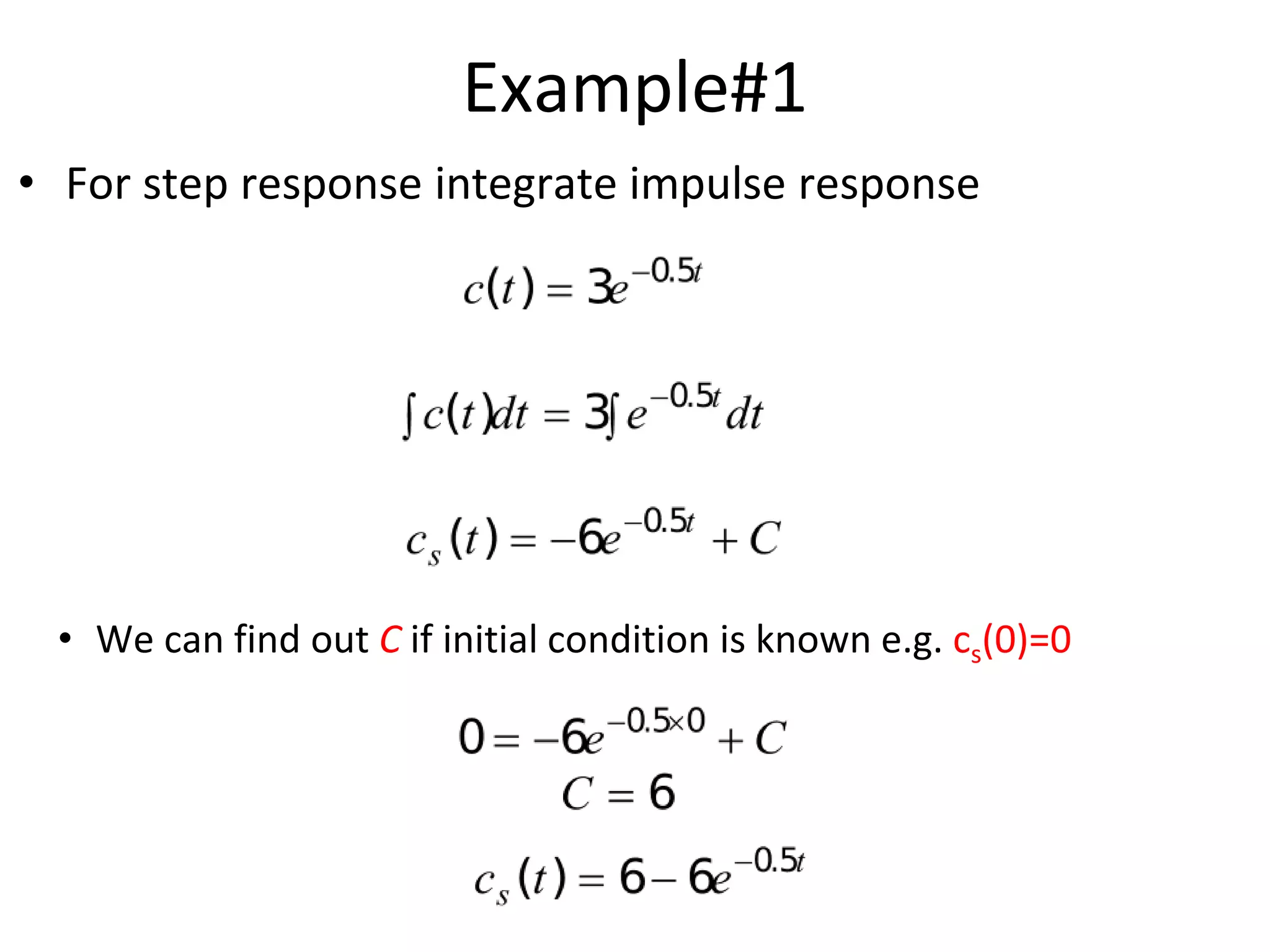 Review: Step Response Of 1St Order Systems – APLNGK