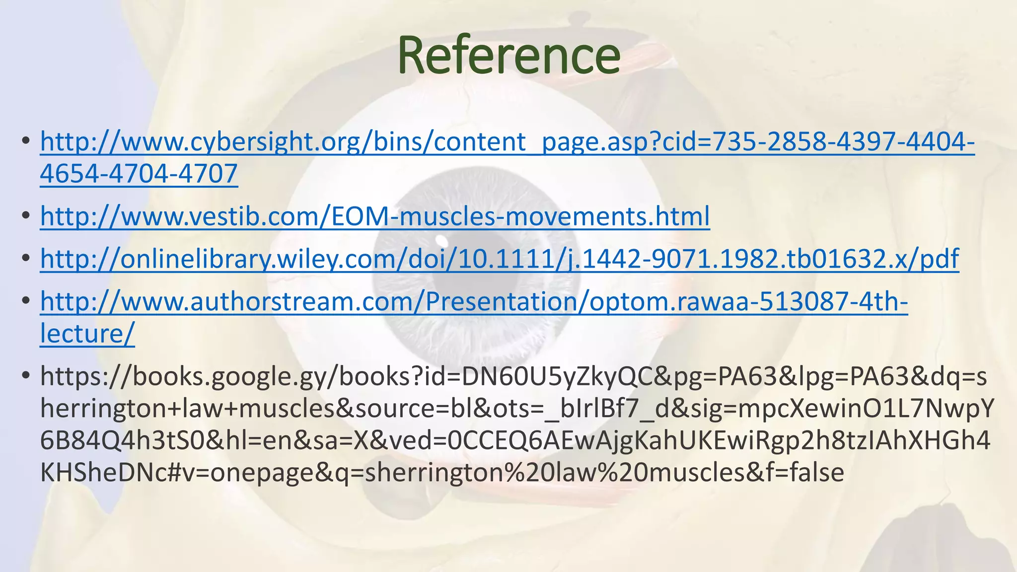 Sherrington’s Law PPT