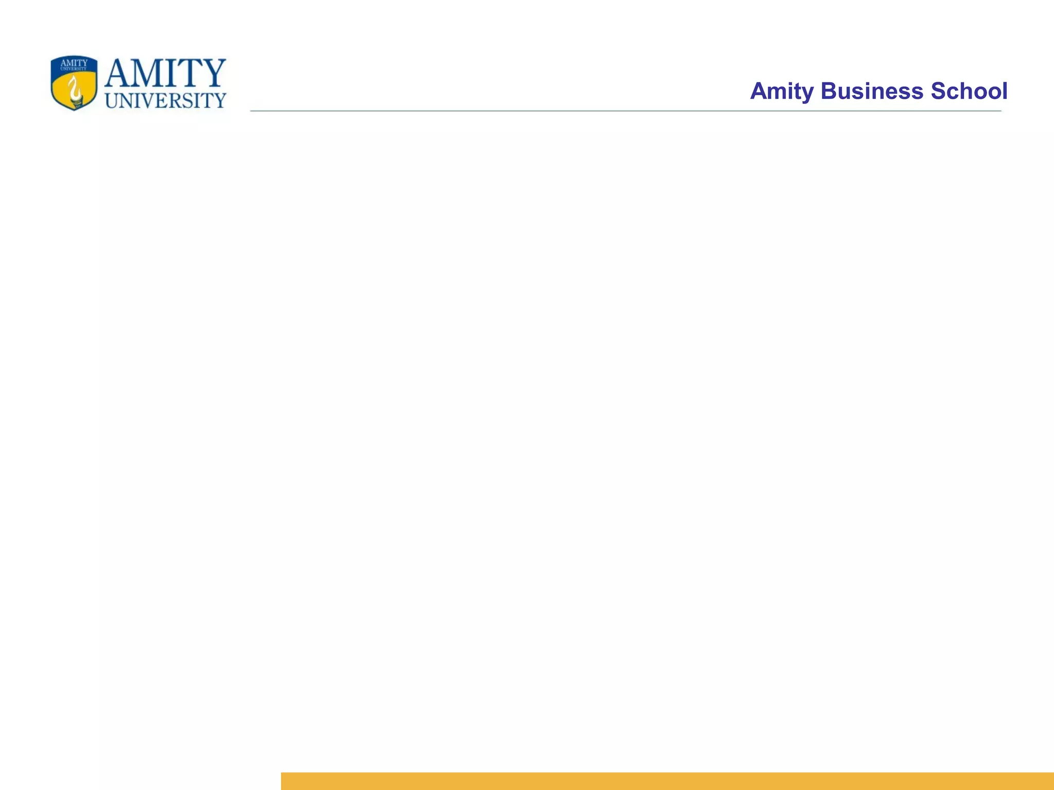 Amity Business School
 