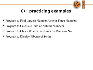 Object Oriented Programming in C++ lecture 6 | PPT