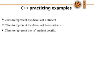Object Oriented Programming in C++ lecture 6 | PPT