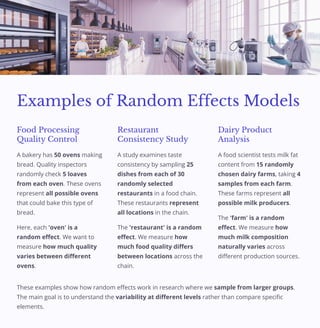 Comprehensive Guide to Random Effects Models in Food Research and ...