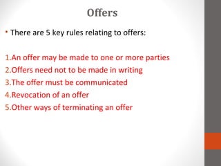 Lecture 13 contract law | PPT