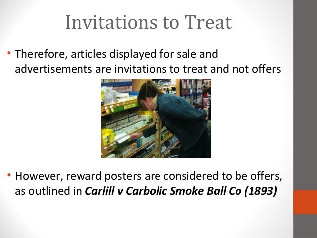 Lecture 13 Contract Law Invitations To Treat