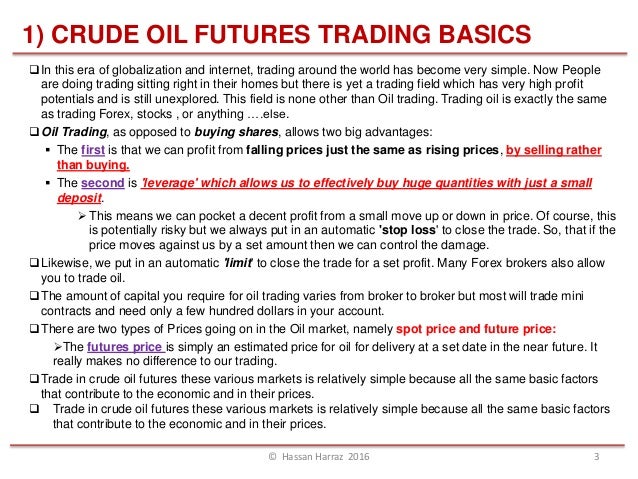 Forex oil trading